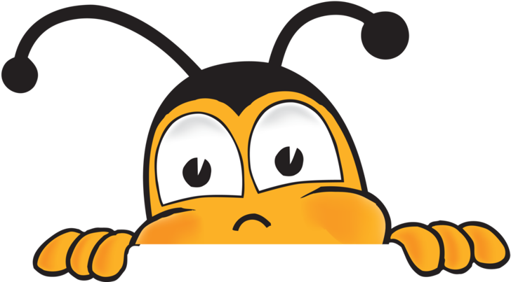 Tag Toppers - Bee Cartoon (800x424)