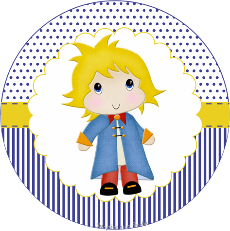 Tag Ou Topper - Pequeno Principe Moreno Png (473x475)