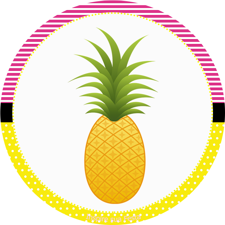 Tag Ou Topper Para Docinho Ou Lembrancinhas - Pineapples Icon Png (827x827)