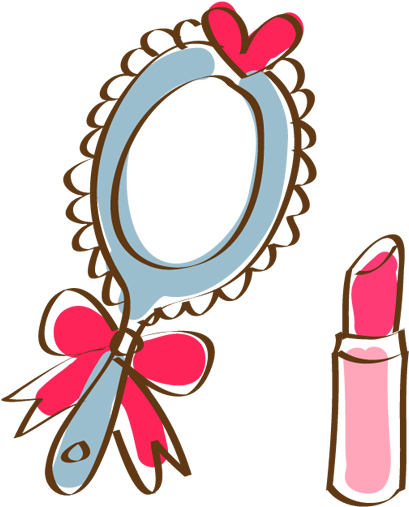 Collection Of Make-up Mirror Icons Free Download - Hình Vẽ Son Môi (512x512)