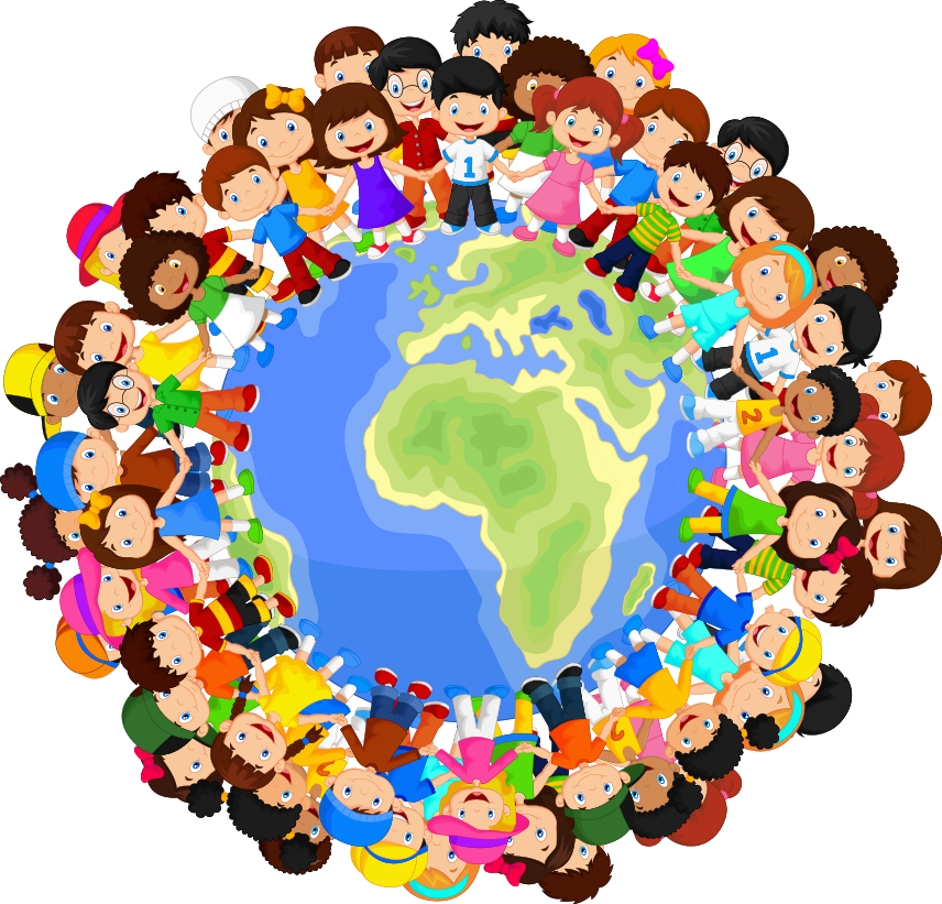 Earth Multiculturalism Poster Illustration - Becoming A Culturally Competent Educator: A Customized (856x821)