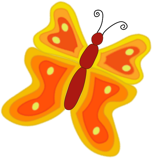 Animal Butterfly, Yellow, Insect, Nature, Animal - Orange Butterfly Shower Curtain (615x640)