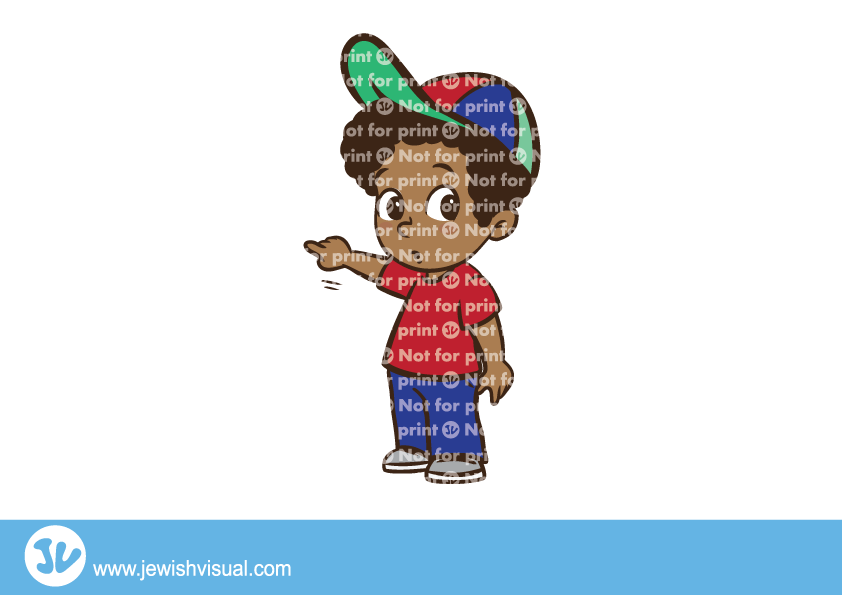 ילד מצביע - Child (842x595)