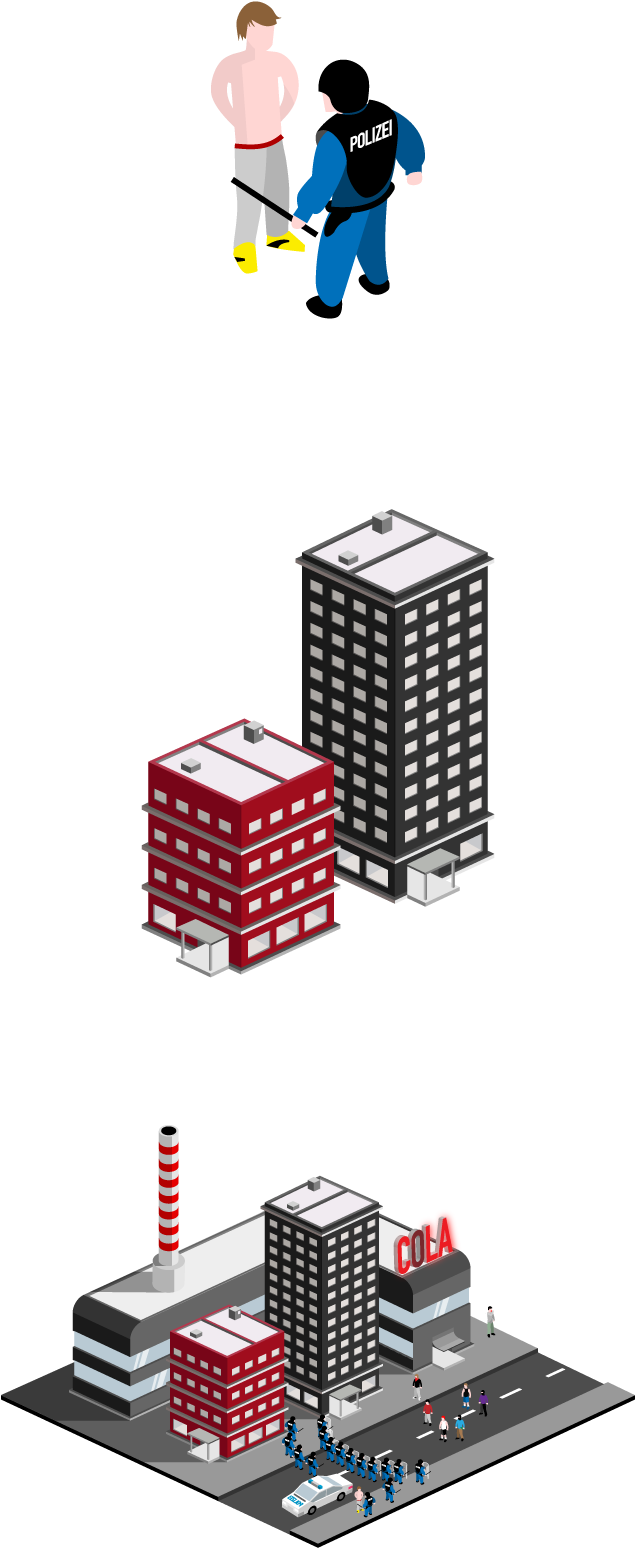 Illustration / Civil Disobedience Autosugestija - Skyscraper (640x1652)