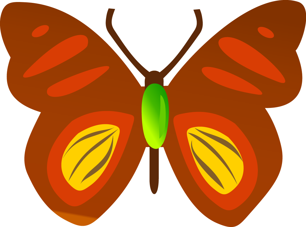Free Vector Free Vector Butterfly - Butterfly (1061x789)