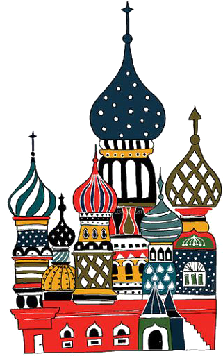 Moscow Kremlin Red Square Saint Basils Cathedral Drawing - Saint Basil Cathedral Illustration (564x797)