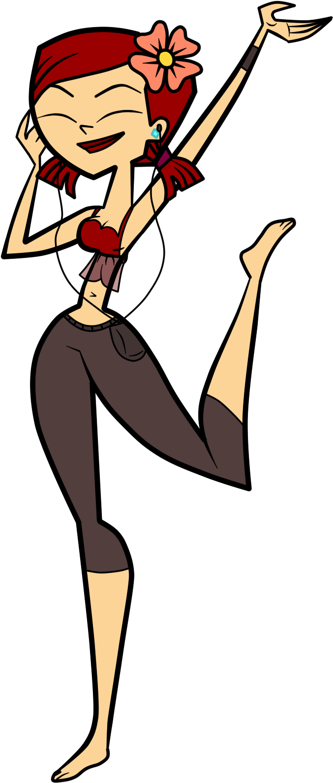 Zoey Dancing - Total Drama Revenge Of The Island Zoey (800x1670)