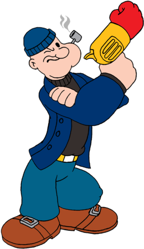 Steampunk Popeye By Retrouniverseart-d5voanf - Popeye (296x502)