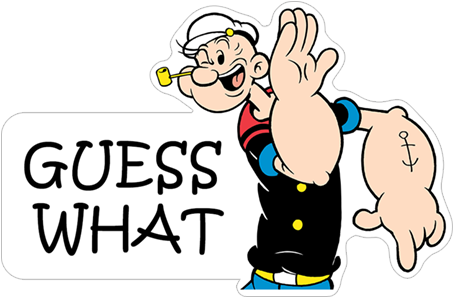 Sticker 2 From Collection «popeye» - Postcards (package Of 8) (490x317)