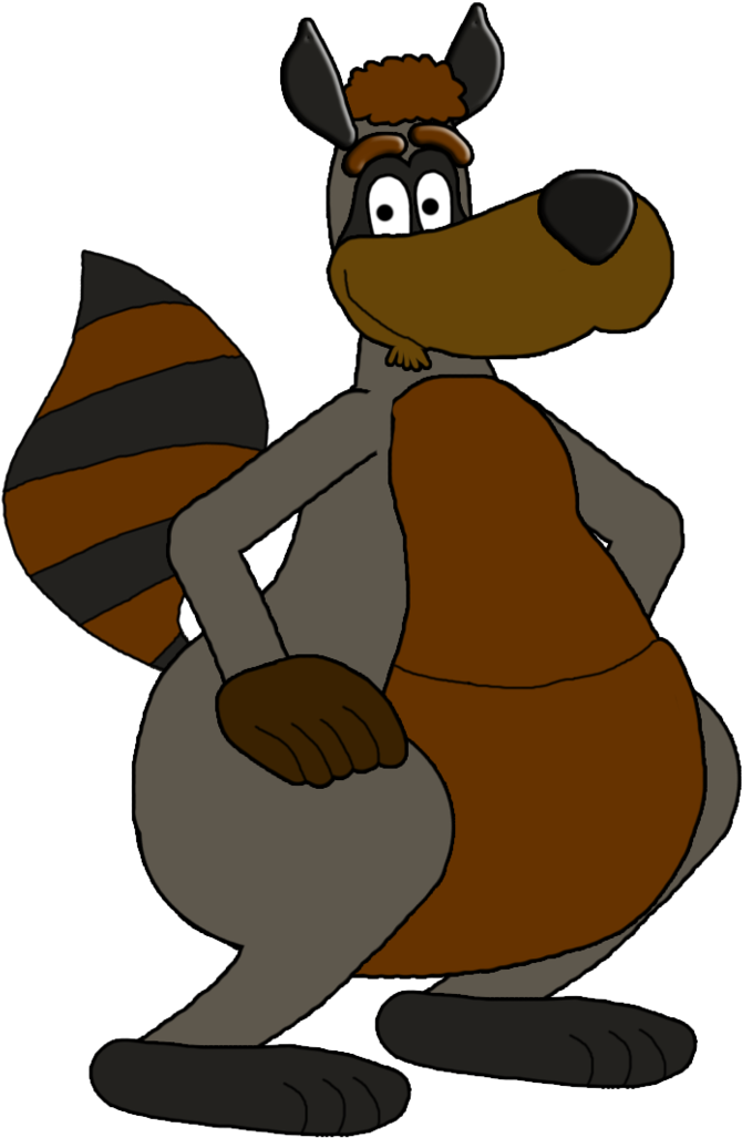 Jake The Grizzly-kangaraccoon By Twoodland1994 - Cartoon (744x1074)
