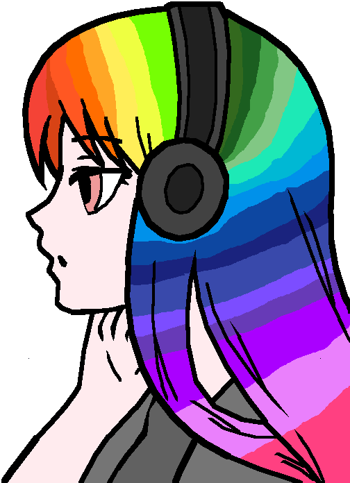 Anime Girl Easy Drawings (504x696)