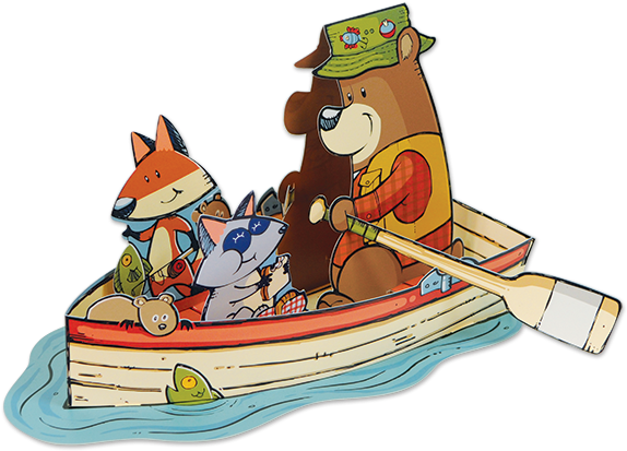 Woodland Friends Centerpiece - Woodland Friends Centerpiece Case Pack 24 (600x600)