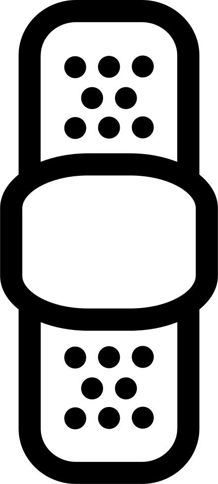 Png File - Band-aid (442x980)