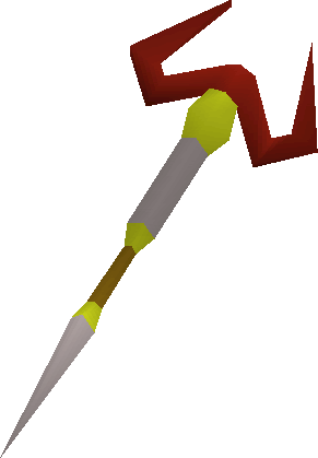 Zamorak Staff Detail - Runescape God Staffs (291x419)