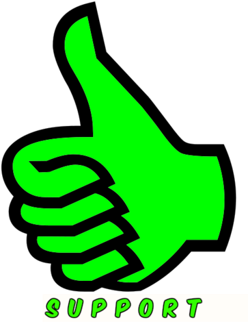 File - Support - Thumbs Up Symbol (371x480)