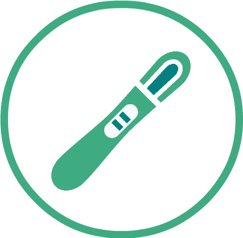 Poc Lateral Flow Test Step - Pregnancy Test Icon (500x500)