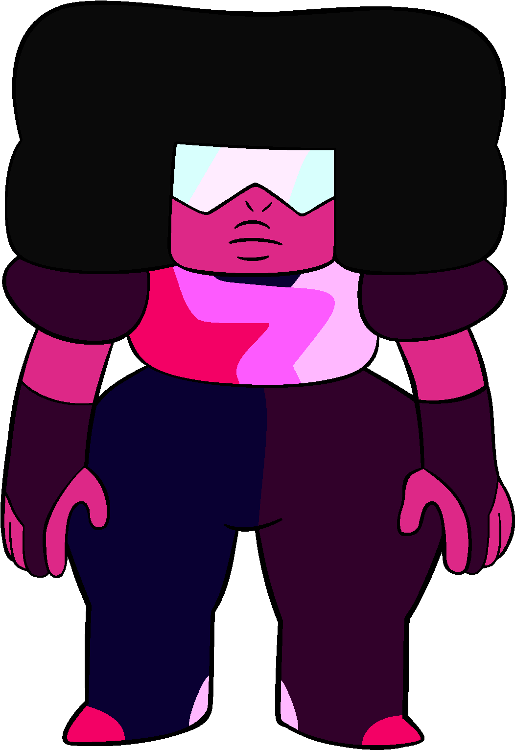 Ruby-sized Garnet - Steven Universe Garnet Old (1069x1550)