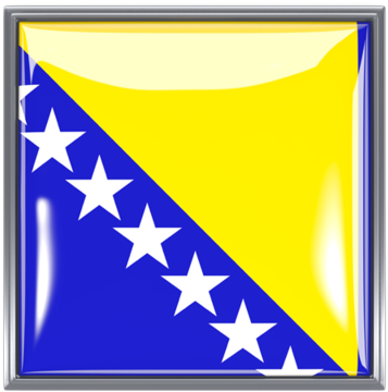 Bosnia And Herzegovina Flag Png Transparent Images - Bosnia And Herzegovina Icon (640x480)