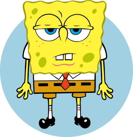 Sad Spongebob Clipart - Spongebob (457x470)