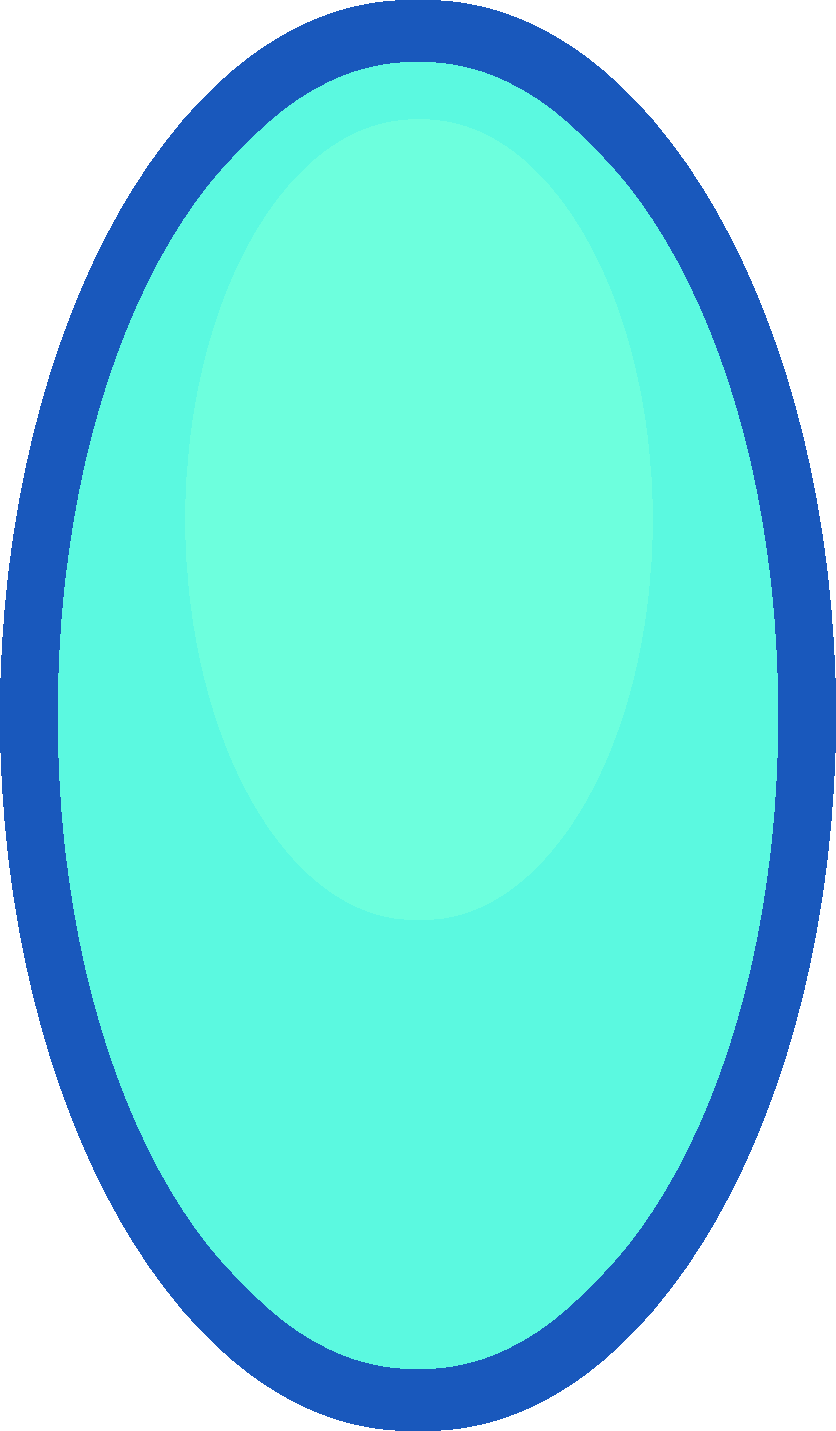 Slinker Could Be A Corrupted Blue Pearl - Circle Aqua (836x1431)