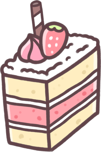 Who Doesn't Enjoy Goodies Everyone Deserves Goodies - Kawaii Cake Png (332x500)