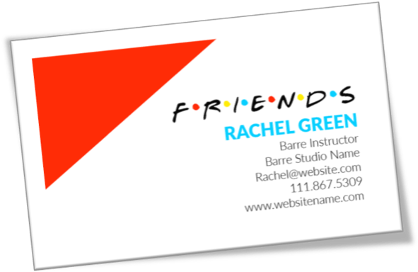 Rachel Green Business Cards - Friendsgiving Greeting Cards (pk Of 10) (600x426)