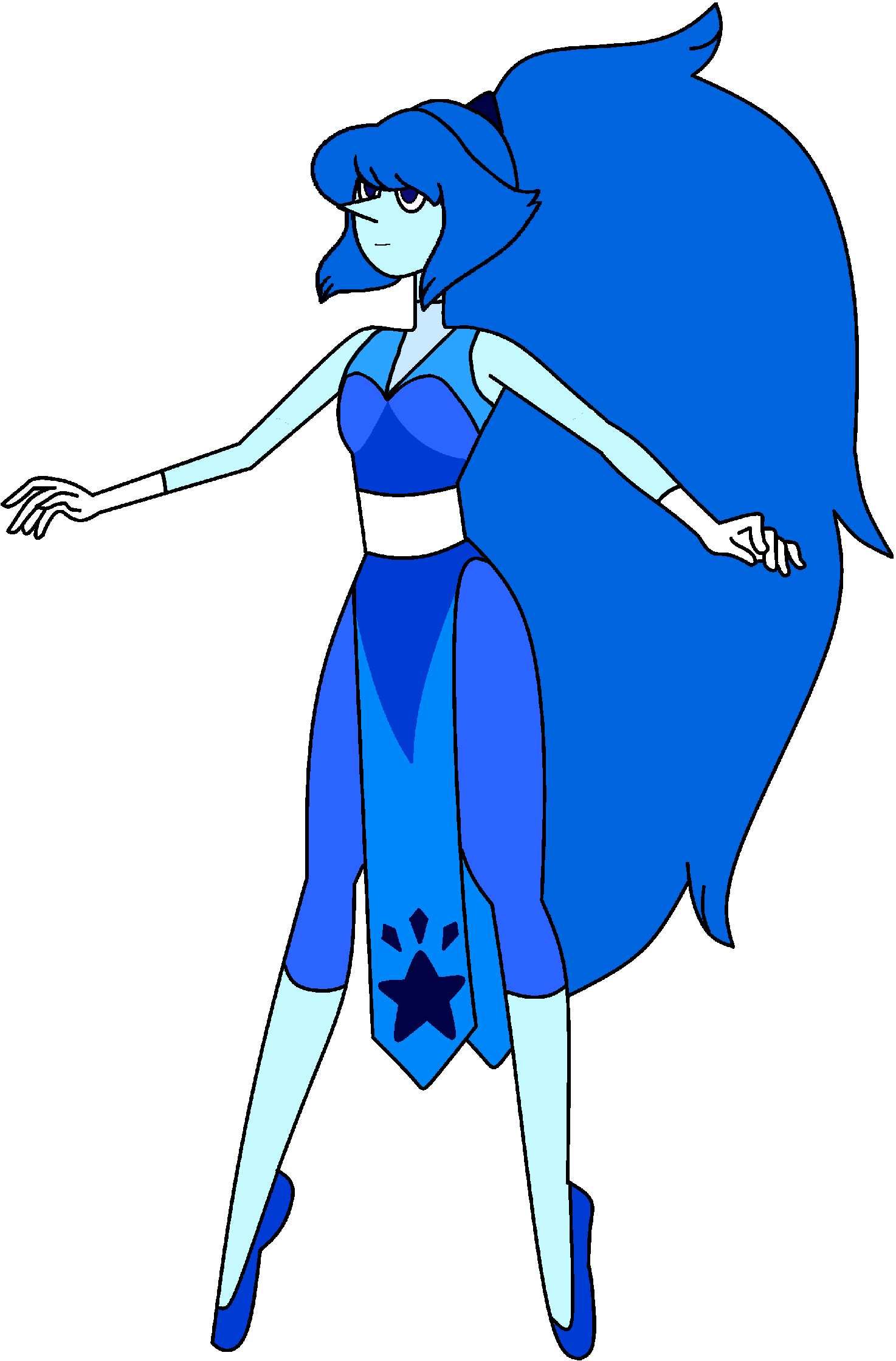 Debunked) Why Aquamarine Is The Ice Monster Corruption - Steven Universe Crystal Gems Aquamarine (1474x2239)