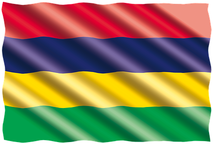 International, Flag, Mauritius - Drapeau De Maurice Png (510x340)