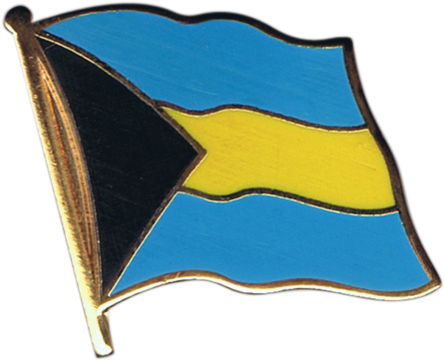 Bahamas Flag - Hong Kong Flag Pin Badge 2x2cm (1000x798)