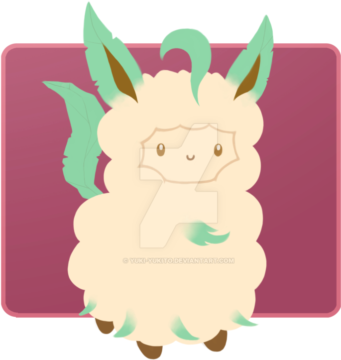 Alpaca Leafeon By Yuki Yukito Alpaca Leafeon By Yuki - Yukito Tsukishiro (1024x1024)