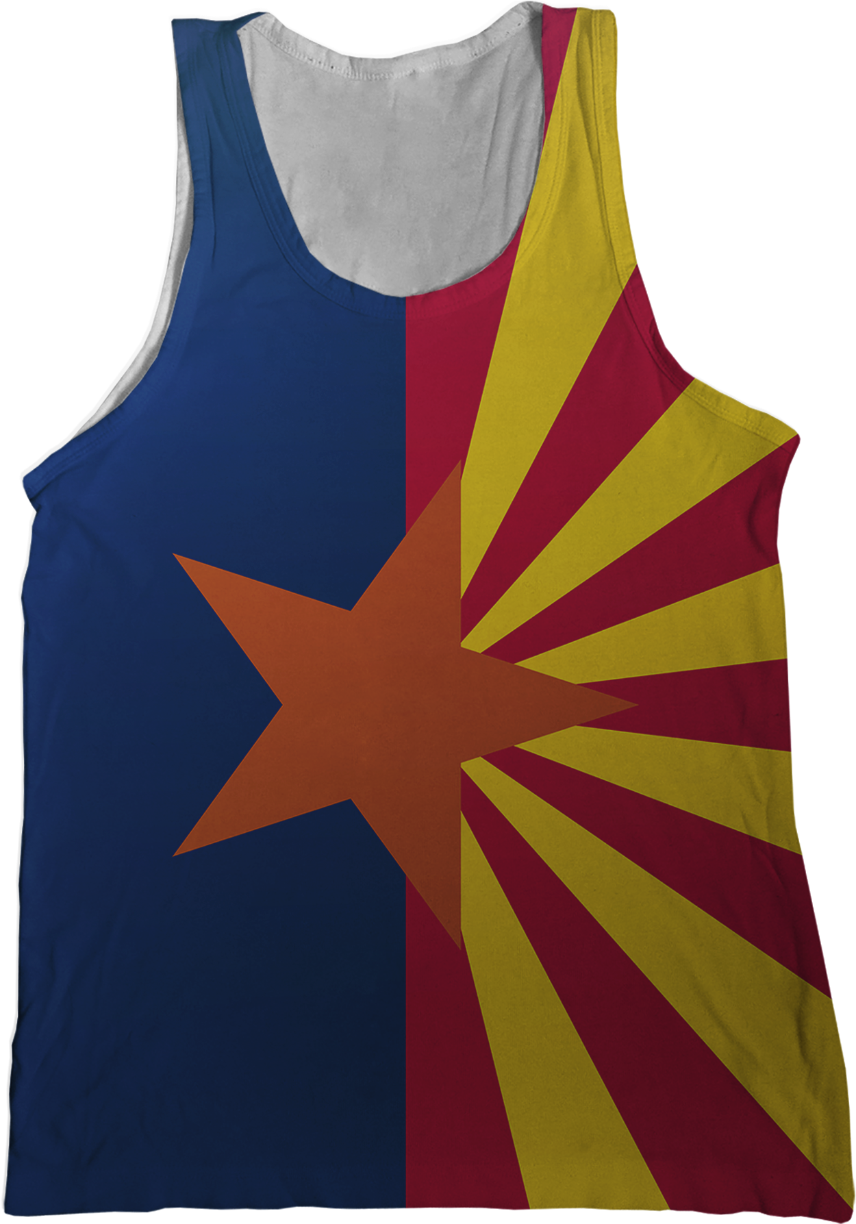 Arizona State Flag Tank Top - State Flag Wallpaper Iphone (1296x1786)