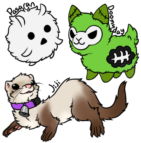 My Companions By Lovelesskia - Cartoon (500x500)