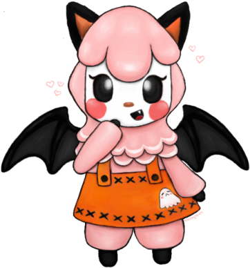 Spooky Little Reese - Re Tail Cyrus Reese Acnl Gif (500x404)