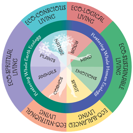 The Outer Circle Of The Paradigm Illustrates The Six - Label (500x462)