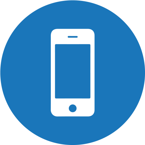 Mobile App Development - Mobile Phone Round Logo (512x512)