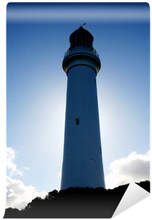 A Silhouette Of Split Point Lighthouse Wall Mural • - Split Point Lighthouse (400x400)