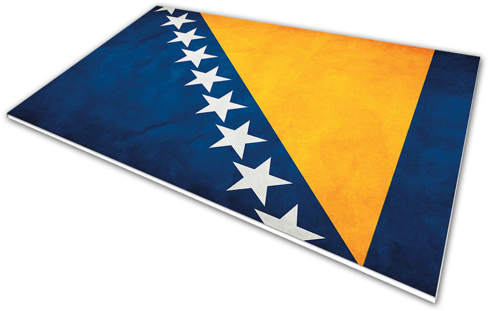Bosnia Herzegovina Flag - Flag Of Bosnia And Herzegovina (1000x651)