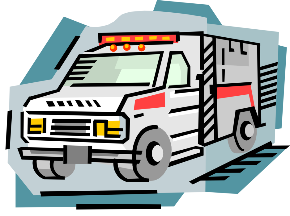 Vector Illustration Of Paramedic Service Emergency - Tuberculosis (938x700)