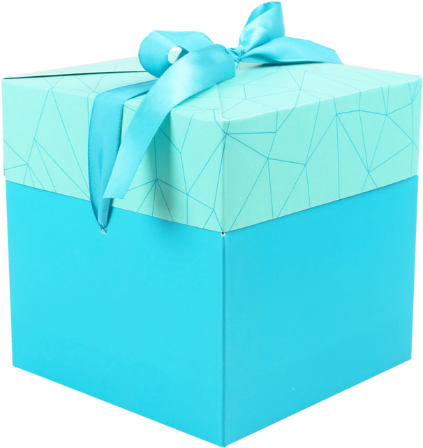 Lovly® Box, Facet, Pop-up, 15x15x15cm, Zeegroen - Lovly Box, Facet, Pop-up15x15x15cm, Zeegroen (640x640)