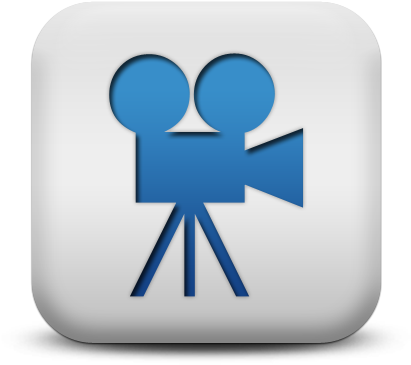 Lighthouse Appeared In Movie - Violet Camera Icon Png Square (412x412)