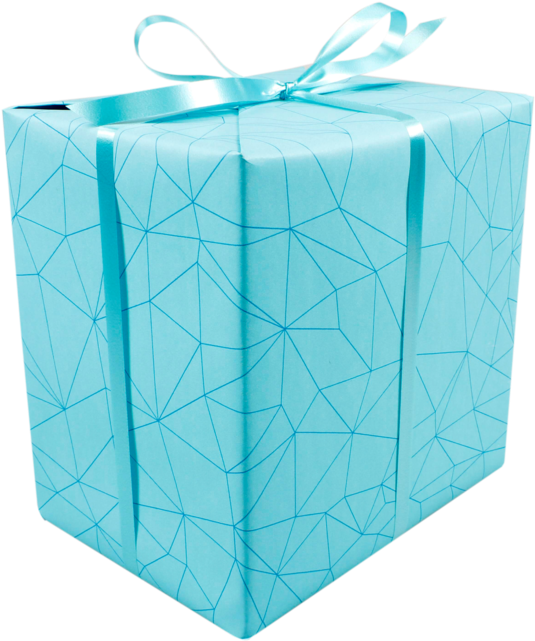 Dárkový Balící Papír Facet, Tyrkysový - Lovly Cadeaupapier, 50cm, 200m, Facet, 691, Zeegroen (896x896)