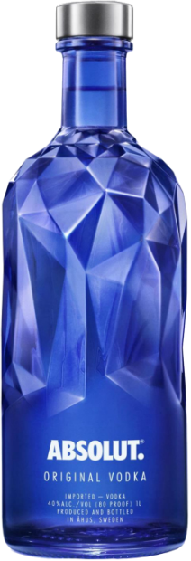Absolut Facet - Absolut Vodka Blue Bottle (212x620)