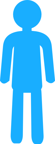 Standing Man Clip Art - Portable Network Graphics (228x590)