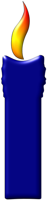 Candle Clip Art 20, - Flame (360x720)