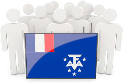 Illustration Of Flag Of French Southern And Antarctic - French Southern And Antarctic Lands (640x480)
