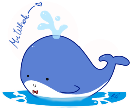 Whale By Arsugarpie - Whale By Arsugarpie (540x532)