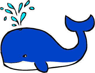 Whale - Whale Squirting Water (420x343)