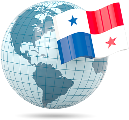 Illustration Of Flag Of Panama - Malaysia Globe Png (640x480)