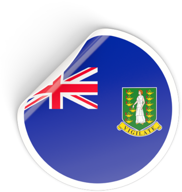 Illustration Of Flag Of Virgin Islands - (d Pin) 25mm Lapel Pin Button Badge: British Virgin (640x480)