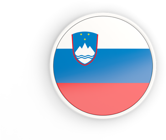 Illustration Of Flag Of Slovenia - Slovenian Flag (labeled,colors) Rectangle Magnet (640x480)